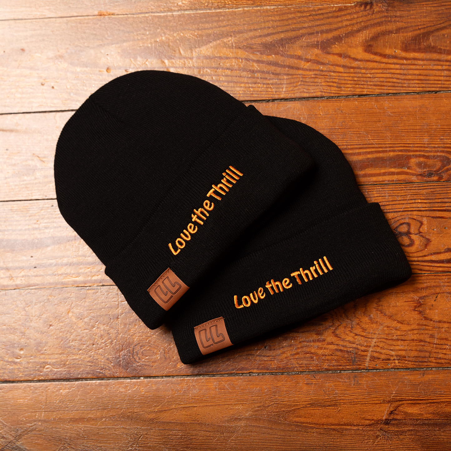 Gefütterte Wintermütze - "Love the Thrill"