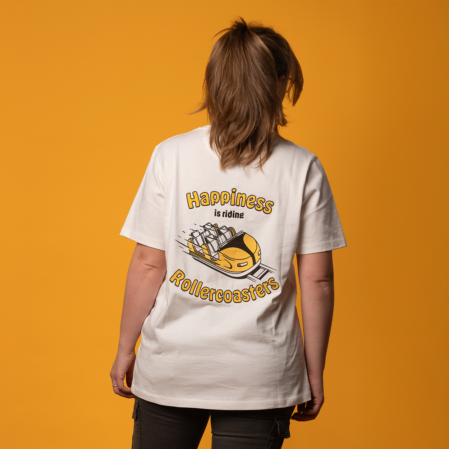 T-Shirt - Happiness is riding Rollercoasters