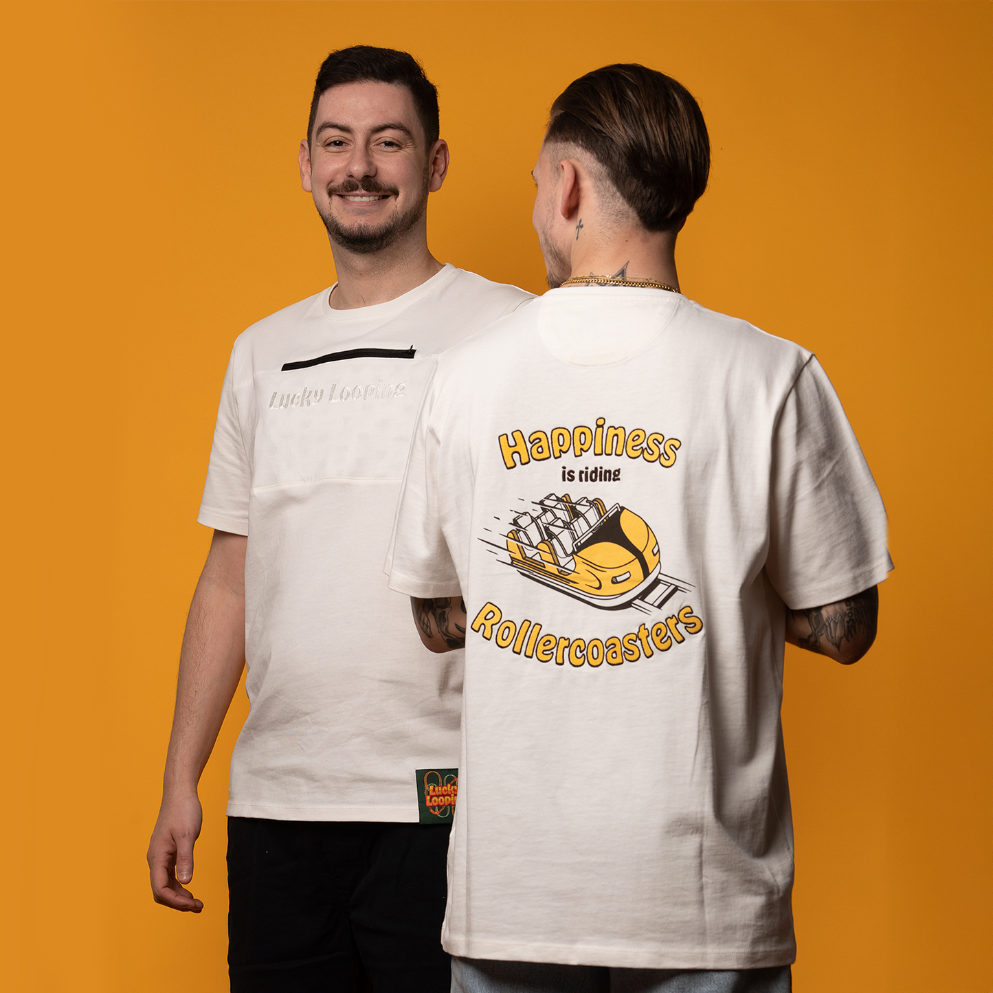 T-Shirt - Happiness is riding Rollercoasters