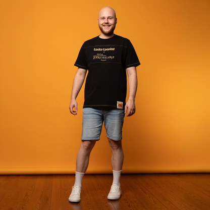 T-Shirt - 30 Years of Fantasiana - Black (Midnight Thrill) - Seam in main fabric color