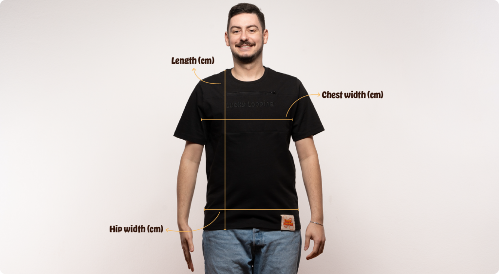 Lucky Looping - groessentabelle shirt EN 4 Lucky Looping - groessentabelle shirt EN 3