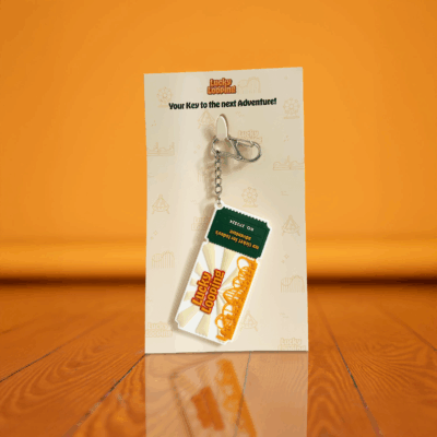 Porte-clés "Ticket to Adventure"
